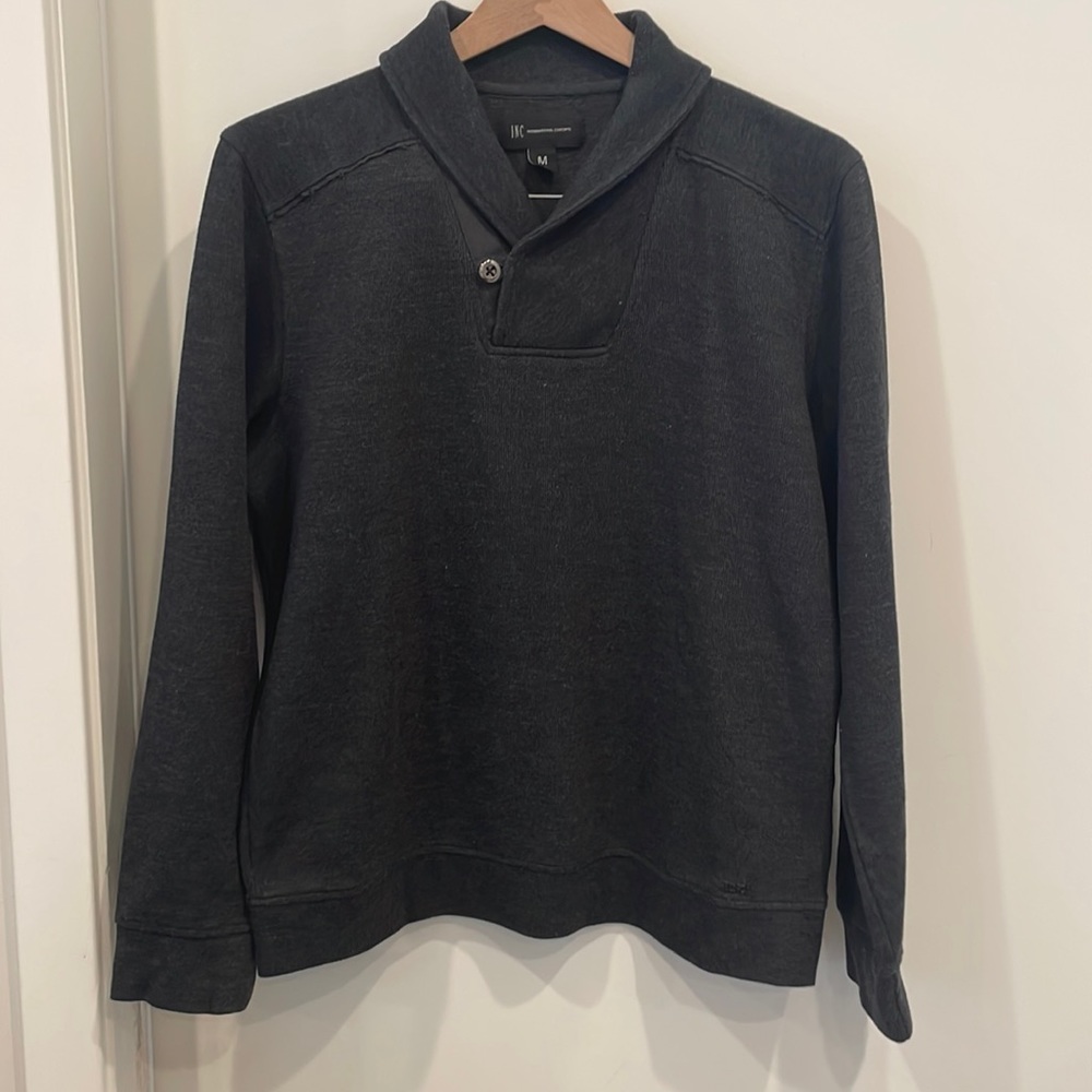 INC black sweater for men size M .
